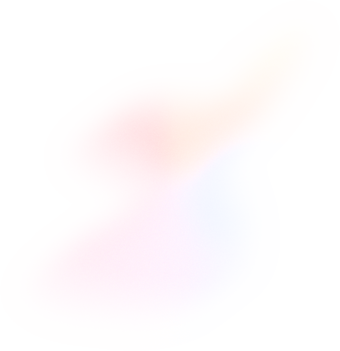 Glowy Gradient Abstract Brush Stroke Blob