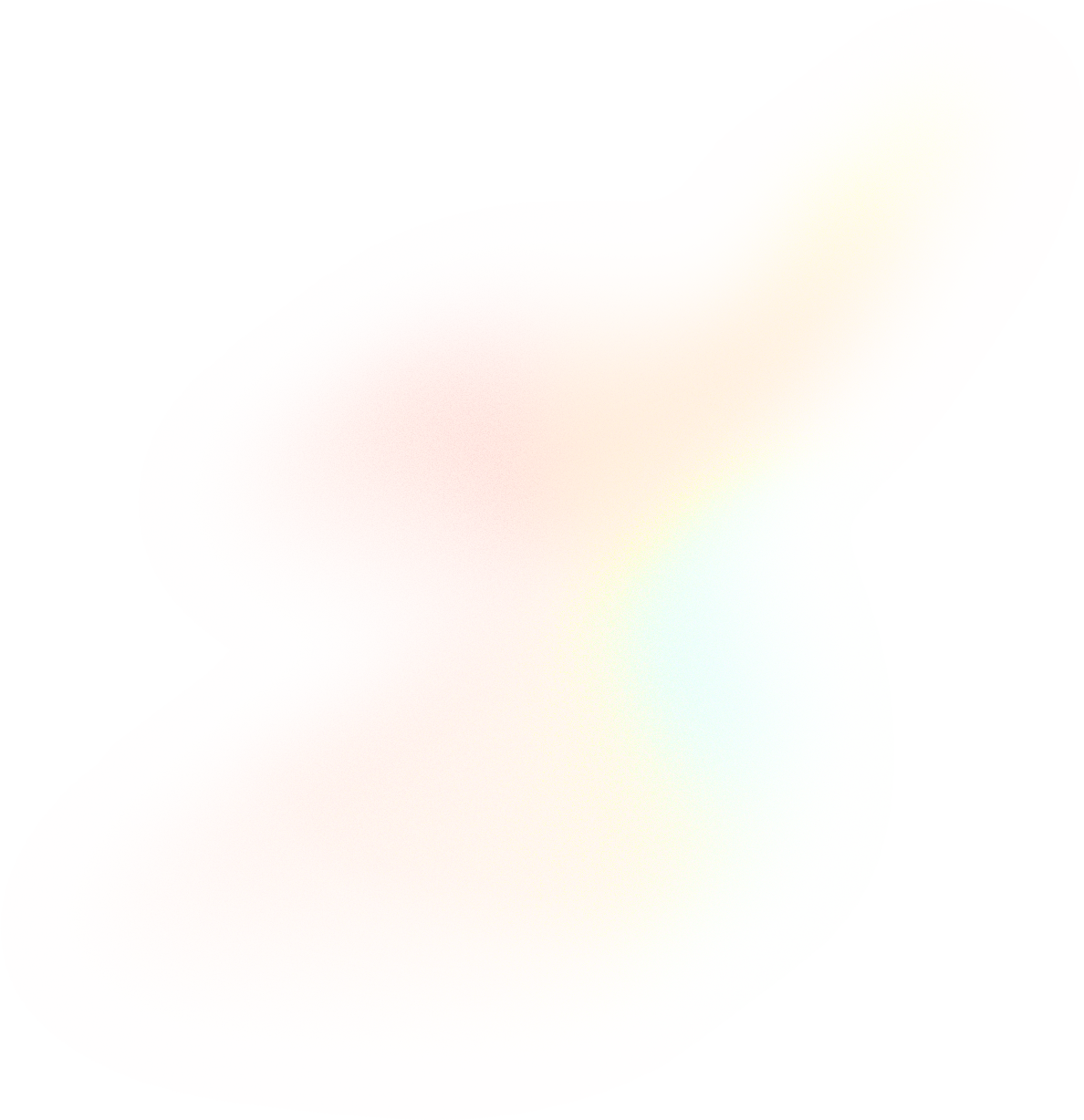 Glowy Gradient Abstract Brush Stroke Blob